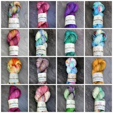 DK Merino Yarn 100g Hand Dyed Wool double knitting crochet