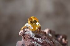 Xia Heliodor & White Zircon 9k Gold Ring