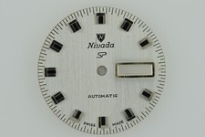 NIVADA SP Automatic Day Date Vintage Silver Watch Dial 29mm (ZB736)