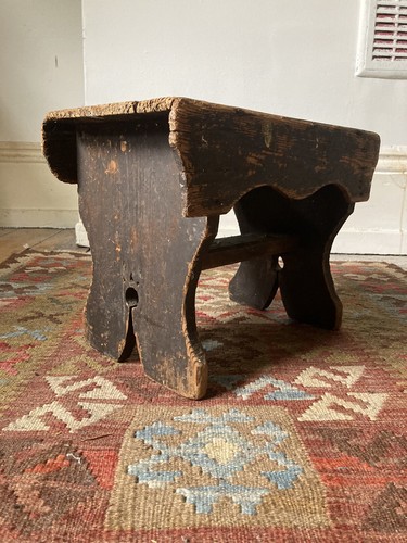 Antique swedish pine milking - pine,