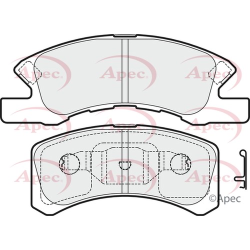 Brake pads set for - set,
