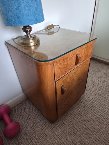 Art deco vintage bedside - art,