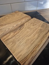 2 x Rustic Solid Oak Chopping Serving Charcuterie Boards