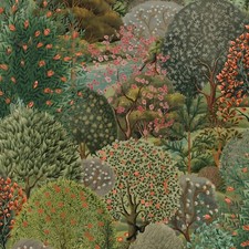 Green Tree Tapestry Wallpaper