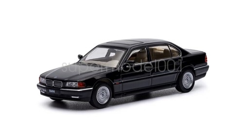 Scale black bmw 750il - 1:64,