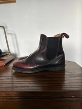 Dr martens Oxblood size 7 Chelsea slip on boots Kensington