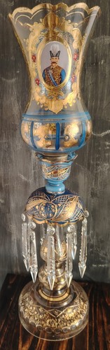 Persian glass hurricane lamp - persian,