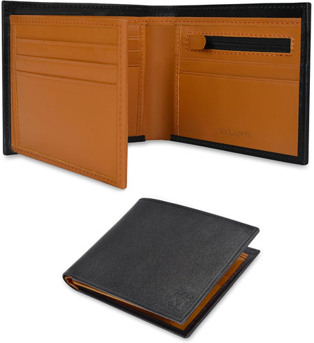 Mens leather wallet - leather,