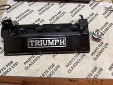 Triumph Dolomite Sprint Refurbished Gloss Black Rocker Camshaft Cover 218063
