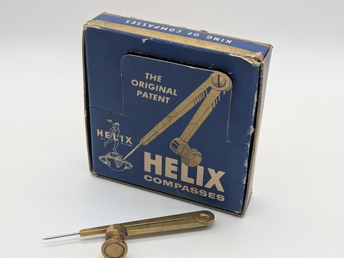 Helix vintage brass drawing - vintage,