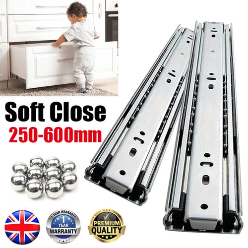 Soft close drawer slides full - close,