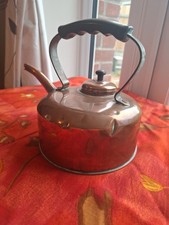 Vintage Eve-ware Copper Kettle Teapot 1950s