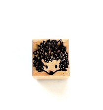 Floral Hedgehog Mini Stamp