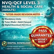 NEW -NVQ/QCF LEVEL 3 DIPLOMA