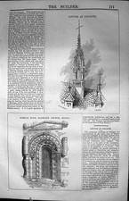Old Louvre Cologne Norman Door Hanslope Church Bucks Architecture 184 Victorian