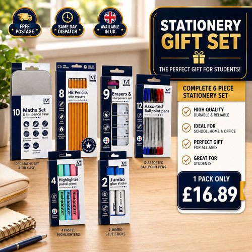 Stationery gift set school - set,