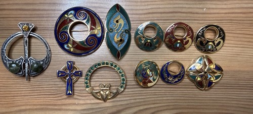 Vintage tara celtic brooch - celtic, lot
