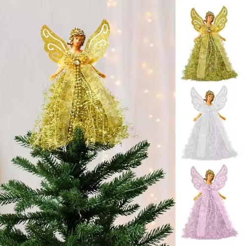 Glitter christmas tree topper - glitter,