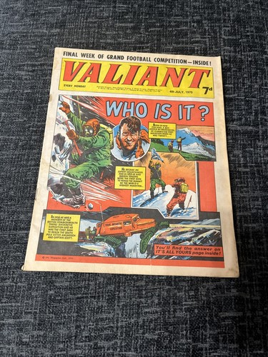 Valiant comic july 1970 - valiant,
