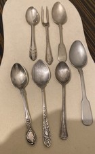 7 items 6 Silver Plate EPNS