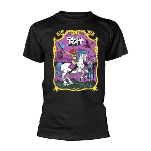 Castle rat unicorn - castle, rider