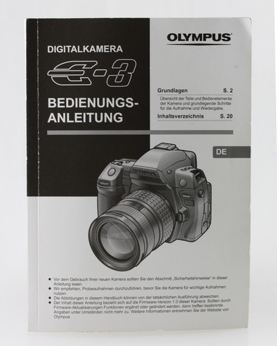 User manual olympus - manual, digital
