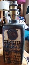 SMALL ALAN WALLWORK TOTEM SLAB LAMP BASE For Rewiring . 6.5" High