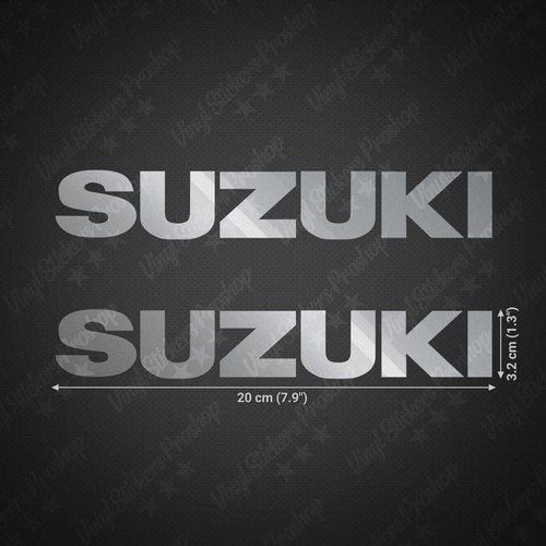 Kit suzuki stickers silver - 2,