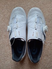 Shimano Dynalast cycling shoes with yellow SPD SL cleats EU Size 39