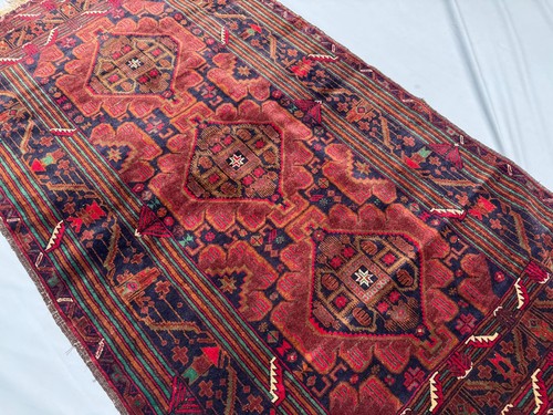 Brown vintage afghan baluchi - brown,