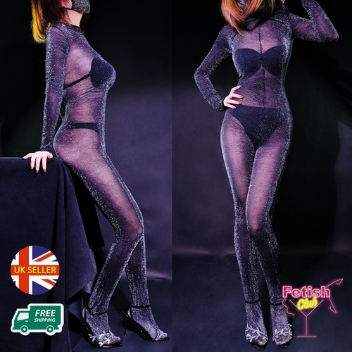 Glitter catsuit full encase - catsuit,