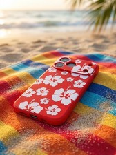 Hawaii Style Phone Red Case