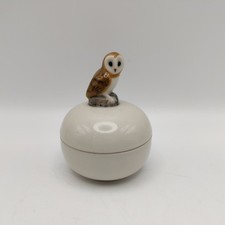 Quail Ceramic Owl Figurine