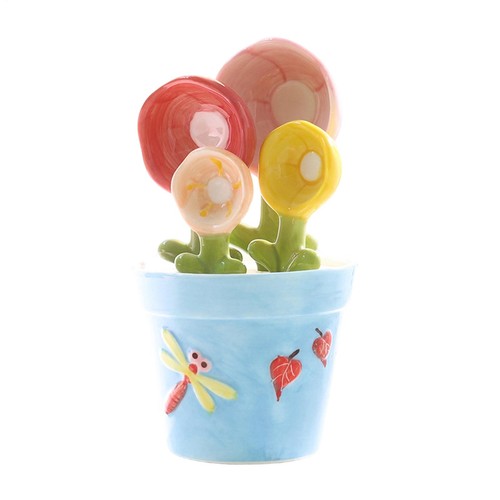 Flower measuring spoons - flower, in