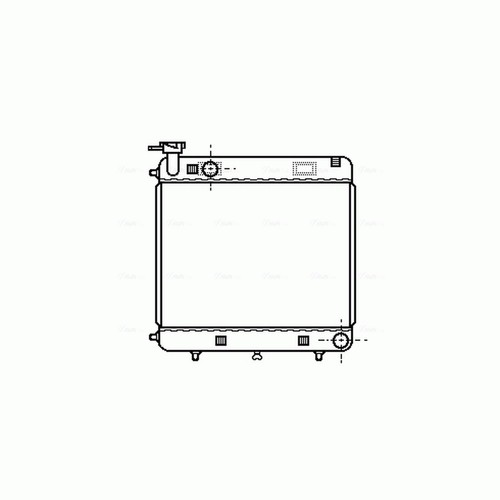 Radiator for mercedes - t1, 602