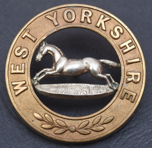 West yorkshire helmet plate - west,