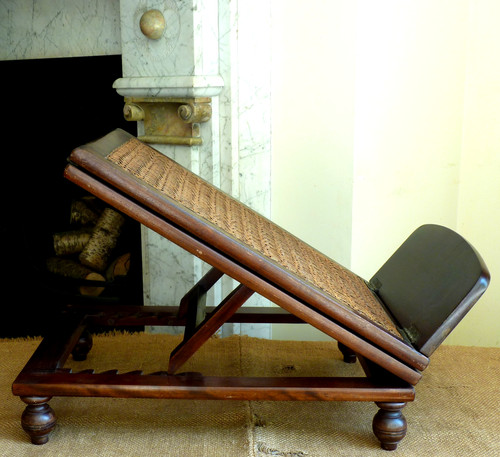 Antique wooden stool footstool - wooden,