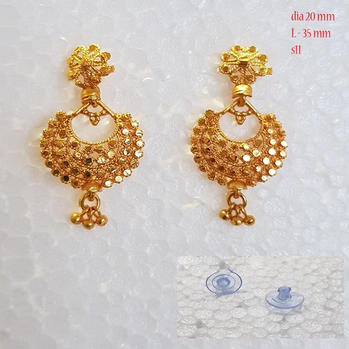 22ct gold designer stud - 22ct,