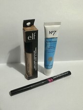 Mixed Makeup Bundle - Elf Camo Concealer Tan Walnut, No7 Highlighter & Eyeliner