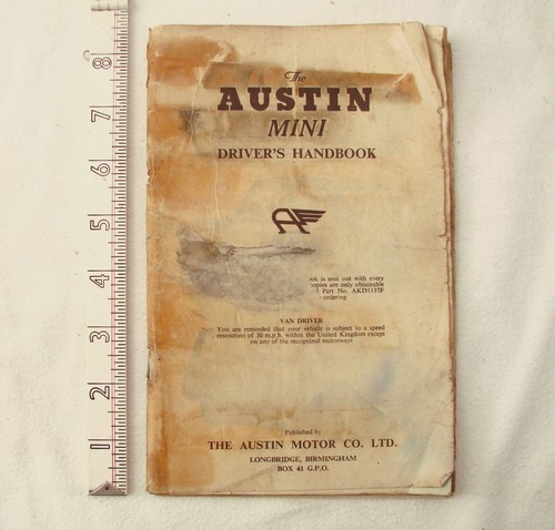 1957 austin mini drivers - austin,