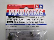 Tamiya 54608, CC01 Assembly Universal Shaft (2Pcs) Wrangler/Unimog/Bronco. NIP