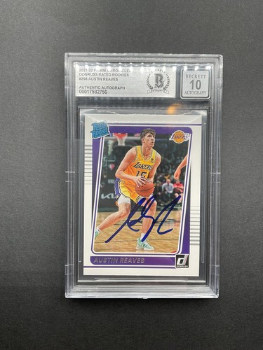 Austin reaves signed card - reaves, la