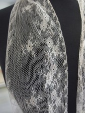 antique French Chantilly  lace trimming 7.8m