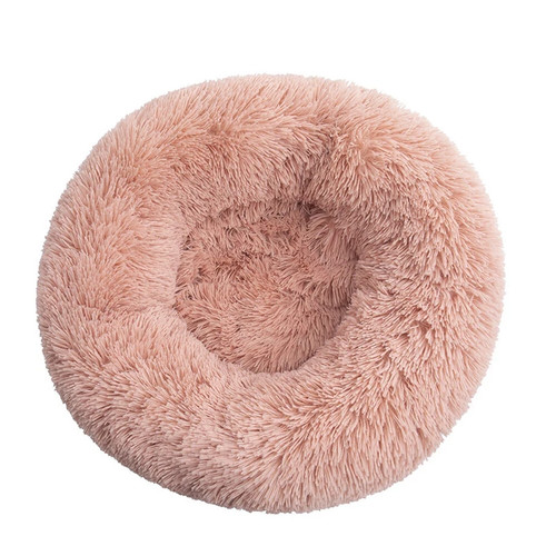 Dog bed donut soft round - round, plush