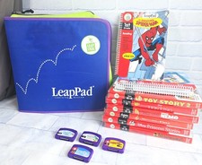 Leapfrog Leap Pad Bundle 11x Games Books Cartridges + Carry Case