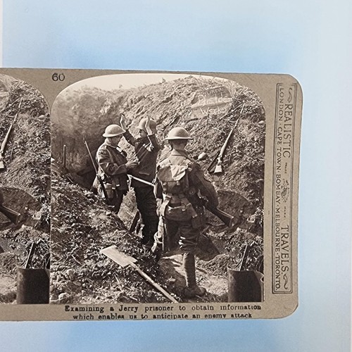 Ww1 military stereoview - ww1, c1916