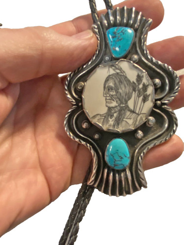 Vintage navajo bolo - navajo,
