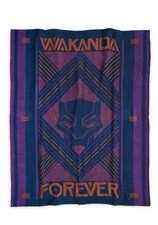 Black panther blanket throw - black,