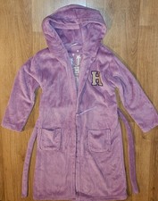 Harry Potter Hogwarts girls dressing gown (soft fleece), age 11-12yo, lilac