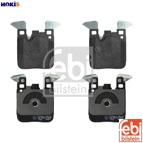 Brake pad set disc - disc, 16909